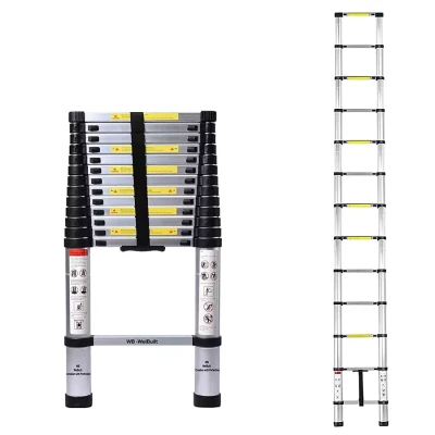 Single Telescopic Ladder 14 steps (18ft)