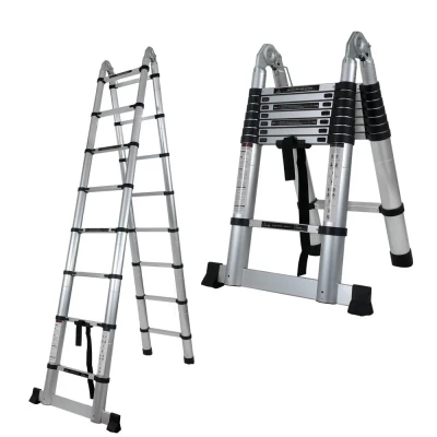 Double Telescopic Ladder (A-Type) 12 steps (12.5ft)