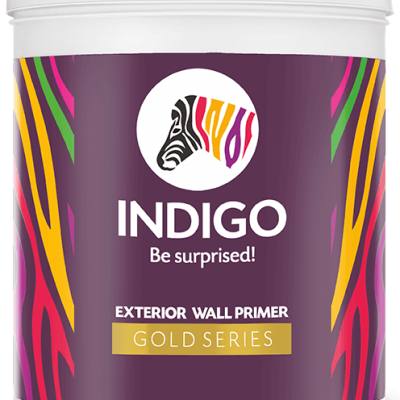 INDIGO EXTERIOR WALL PRIMER (GOLD) - 4 LTR