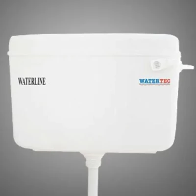 Waterline Single Flush Cistern (White) - Waterteec